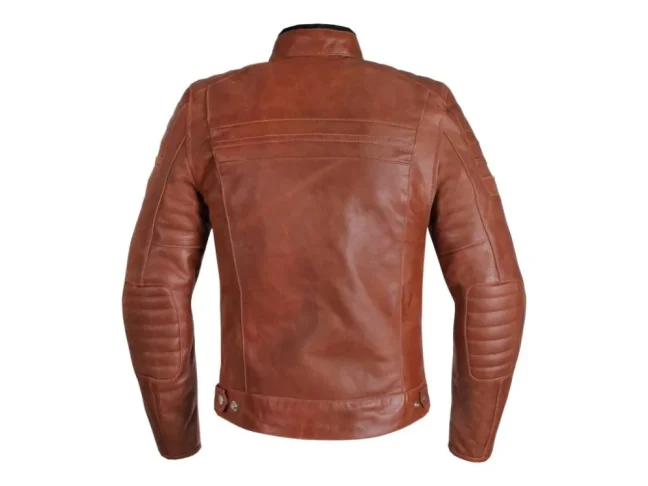 Dámská kožená bunda na motorku TXR Carmen hnědá velikost M