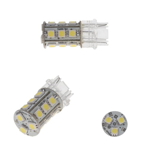 LED T20 (3156) bílá, 12V, 18LED/3SMD