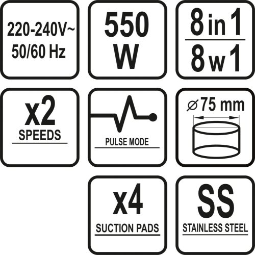 Kuchyňský robot 8v1 550W