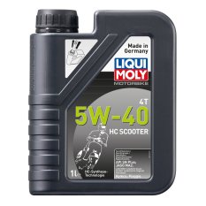 Liqui Moly Oil 4 Stroke - Semi Synth - HC Scooter - 5W-40 1L # 20829 # API-SN JASO-MA2