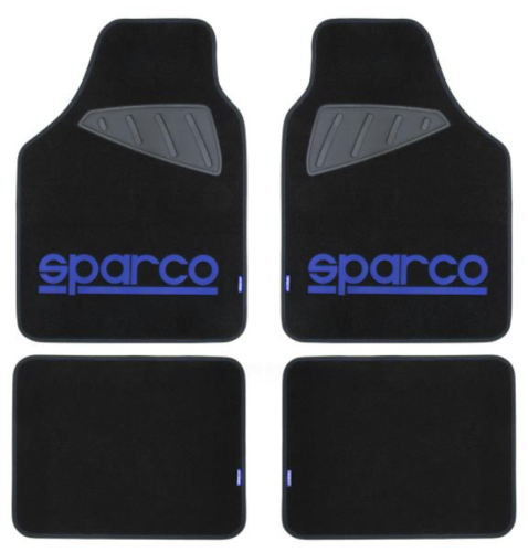 Textilní autokoberce SPARCO CORSA černo/modré