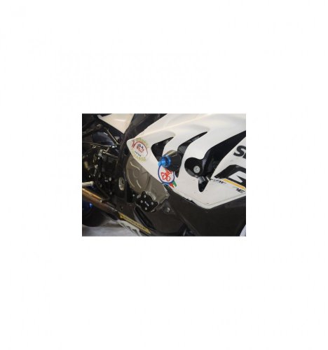 Padací protektory SL02 BMW S 1000RR - Barva krytek: Černý eloxovaný hliník, Typ protektoru: SL02K-kuželový černý protektor