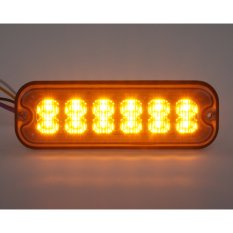 PREDATOR 12x4W LED, 12-24V, oranžový, ECE R65