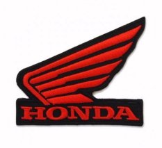 Moto nášivka Honda červená