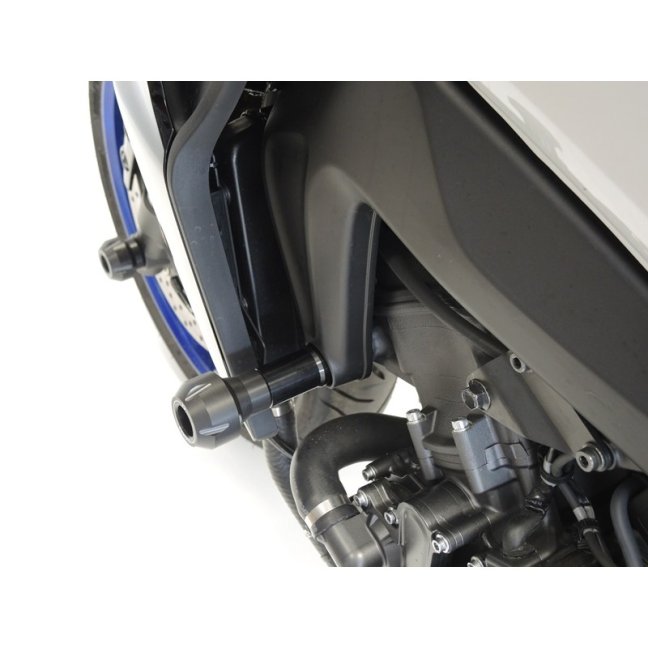 Padací protektory PH01 Yamaha MT-09 / SP, Tracer 9 / GT, XSR 900 - Barva protektorů: Černý polyamid