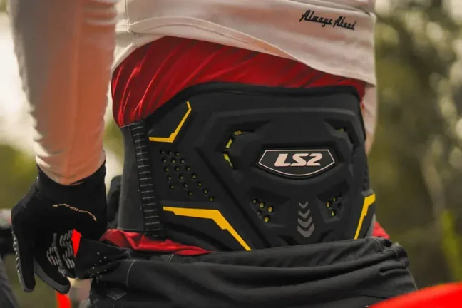 Ledvinový pás LS2 KOKU KIDNEY BELT - 820648KBT ČERNÝ/FLUO - Velikost: XS-S