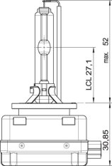 OSRAM 12V D1S 35W xenarc ORIGINAL (1ks)