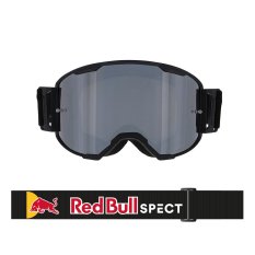 Motokrosové brýle RedBull Spect Strive Panovision, černé matné, plexi stříbrné zrcadlové