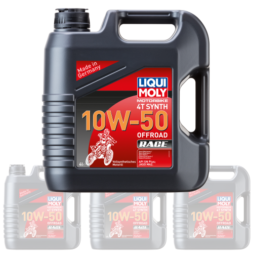Liqui Moly Oil 4 Stroke - Fully Synth - Offroad Race 10W-50 4L [3052] (Box Qty 4)