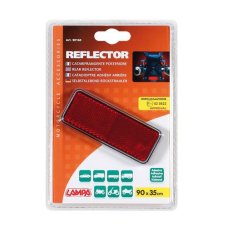 11452 odrazka cervena univerzalni pouziti 90x35mm e11 90160