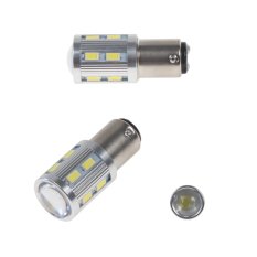 LED BAY15D bílá, 12SMD 5630 + 3W LED 10-30V