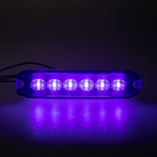 PROFI SLIM výstražné LED světlo vnější, modré, 12-24V, ECE R10