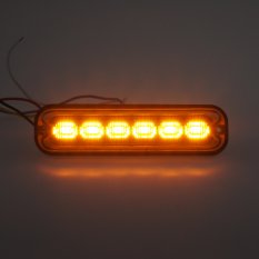 PREDATOR 6x4W LED, 12-24V, oranžový, ECE R65