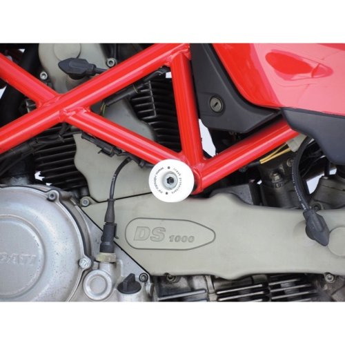 Padací protektory PH01 Ducati Multistrada 620 / 1000 / 1100 - Barva protektorů: Bílý polyamid