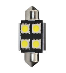 2x Dioda LED LB328W-C5W 36mm 4xSMD5050 Rad CANBUS Bílá 51049_b 2x Dioda LED LB328W-C5W 36mm 4xSMD5050 Rad CANBUS Bílá 51049_b