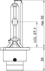 OSRAM 12V D2S 35W xenarc (1ks)