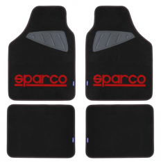 Textilní autokoberce SPARCO CORSA černo/červené