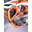Padací rámy KTM 690 Enduro R ´19-23´, Husqvarna 701 Enduro / 701 Supermoto '19-23'- vrchní + spodní - oranžové