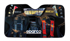 Stínící clona na čelní sklo Sparco Racing M (130*70cm) matná
