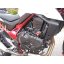 Padací protektory PHV Honda CB750 Hornet - Barva krytek: Červený eloxovaný hliník, Typ protektoru: PHV1K-půlkulatý černý protektor