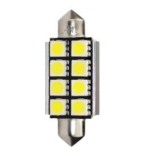 2x Dioda LED  LB327W-C5W 41mm 8xSMD5050 Rad CANBUS Bílá, 51095_b