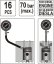 Souprava k měření kompresního tlaku v dieslových motorech 16ks