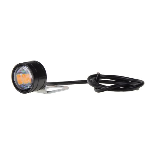 LED světlo směrové 21mm, 12V, oranžová (není vodotěsné)