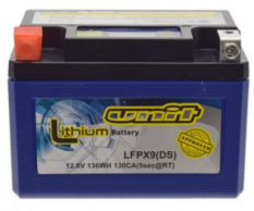 Lithiová baterie UNIT pro motocykly 12V (Li-Ion) WTX9-BS (YTX9-BS)
