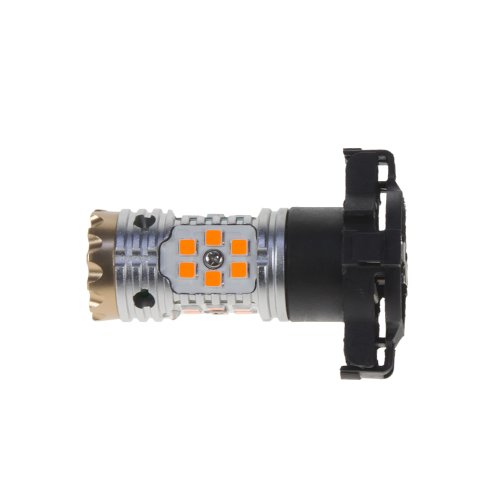 LED PY24W oranžová, CAN-BUS, 12-24V, 24LED/3030SMD