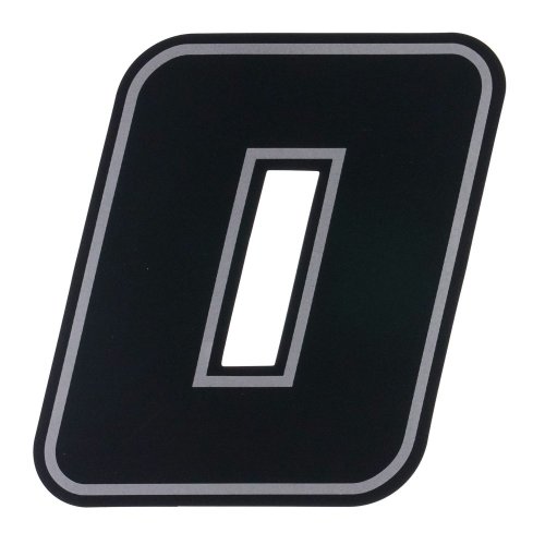 Bike To Deluxe 4 palce Race Numbers Black