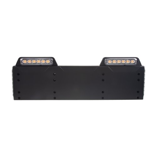 4x PREDATOR 6x4W LED pod SPZ, 12-24V, oranžový, ECE R65