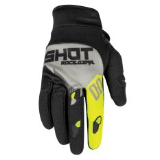 2020 Shot Dospělý Kontakt rukavice - Důvěra Gray Neon Yellow
