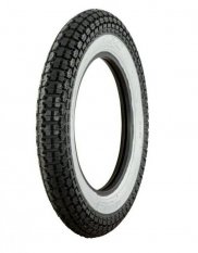 350-10 White Zděný tubed Tire