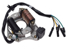 Stator zapalovaní (generátoru) pro čtyřkolky se 4T motory včetně cívek - 5 kabelů