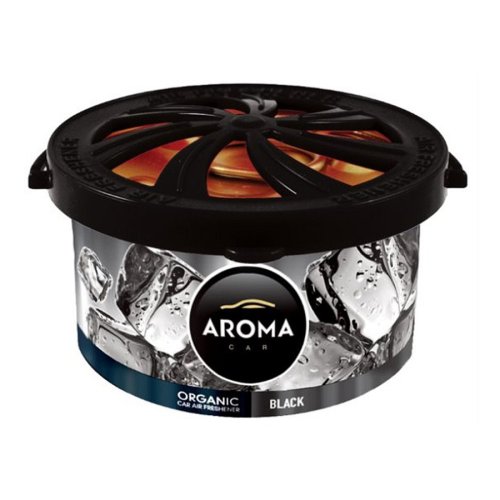 Osvěžovač AROMA CAR ORGANIC 40g BLACK