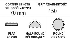 Sada pilníků jehlových diamantových 5 x 180 mm 3 ks