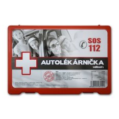 Autolékárnička v plastové krabici