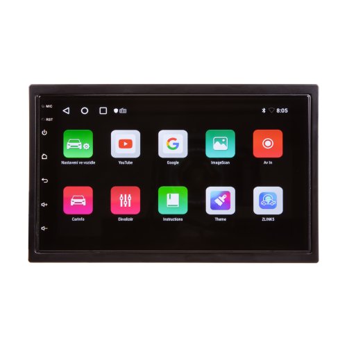 2DIN autorádio s 7" LCD, OS Android, WI-FI, GPS, Carplay, Bluetooth, 2x USB