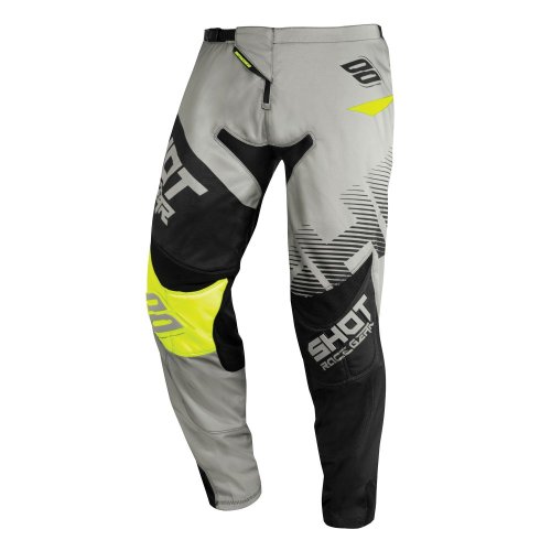 2020 Shot Kontakt MX kalhoty pro dospělé - Důvěra Gray Neon Yellow