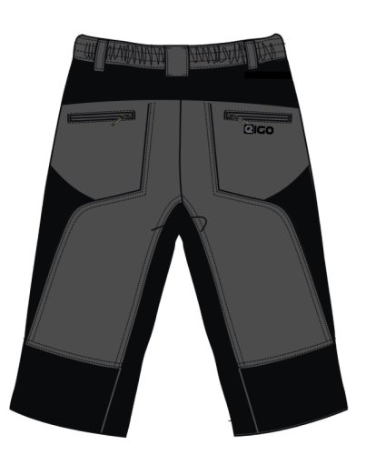 Eigo Zenith Baggy pánské šortky s Coolmax vložkou břidlice/černé