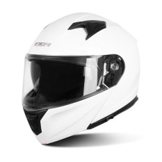 Výklopná přilba na motorku TXR Rival perleťově bílá