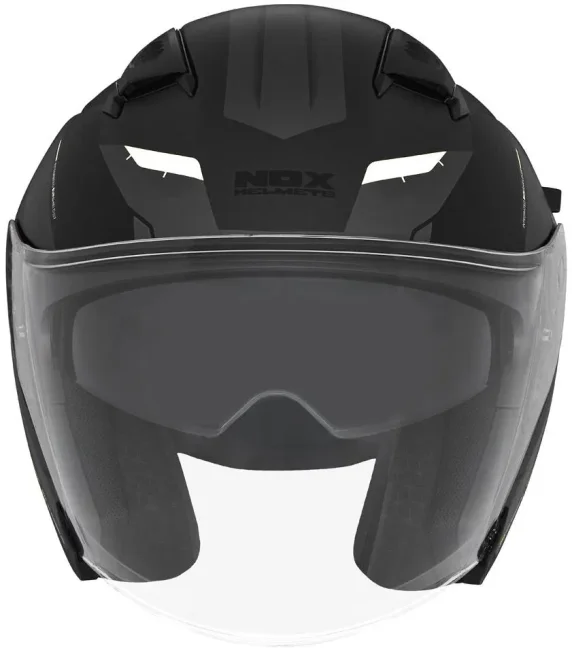 PŘILBA N130 KLINT, NOX (ČERNÁ MATNÁ,BÍLÁ) 2024 velikost XL