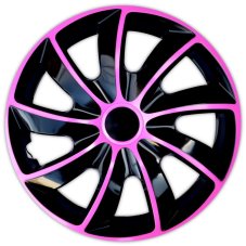 10153 nrm poklice 15 quad bicolor black pink 4 ks