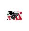 Padací slidery SL01 Yamaha R6 - Barva krytek: Červený eloxovaný hliník, Barva sliderů: Černý polyamid