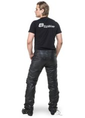 Kalhoty na motorku TXR Kansas se šněrováním černé velikost 4XL
