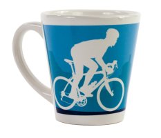 Hrnek latte cyklo Roadies modrý