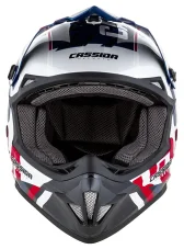 DĚTSKÁ PŘILBA CROSS CUP SONIC JUNIOR, CASSIDA (ČERVENÁ/MODRÁ/BÍLÁ/ČERNÁ)