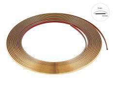 Samolepící lišta zlatá 6mm x 8m, 63751