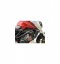 Padací slidery SL01 Honda CB125 R Neo Sport Café - Barva krytek: Červený eloxovaný hliník, Barva sliderů: Černý polyamid