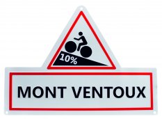 Mont Ventoux Replica Road Sign